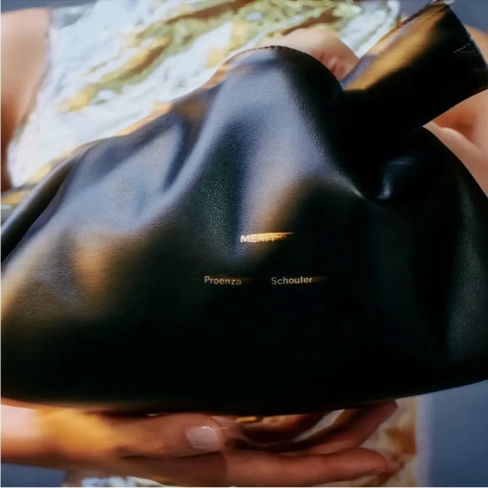 Merit x Proenza Schouler‎ bag - Reversable Vegan Leather Clutch Cosmetic Bag